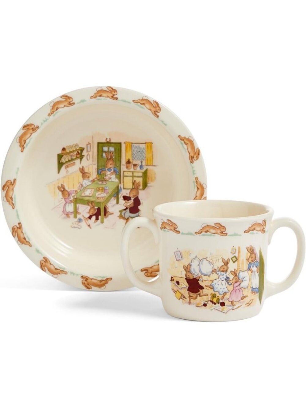Adorable 2-Piece Baby Bowl & Mug Set - Perfect Gift for Newborns & Toddlers